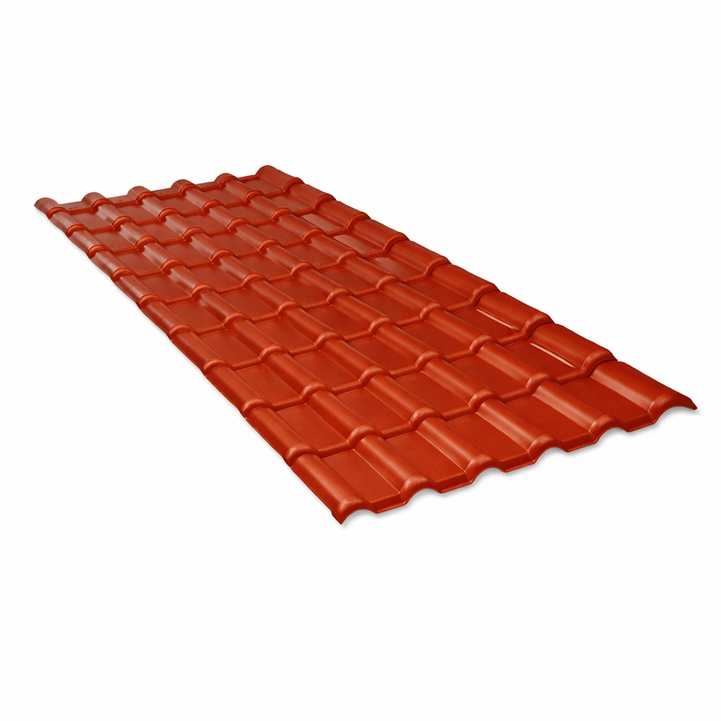 PVC панелни керемиди - червени