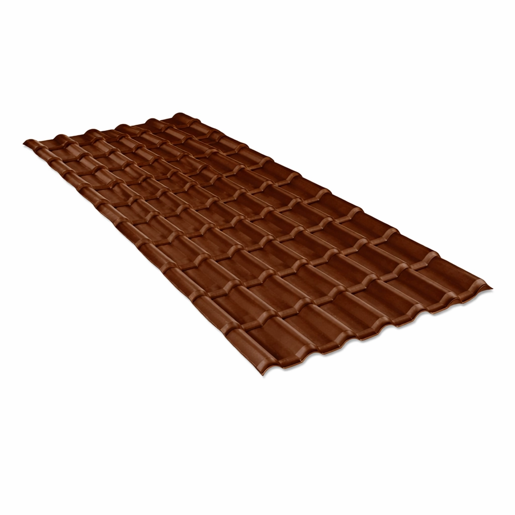 PVC панелни керемиди - кафеви