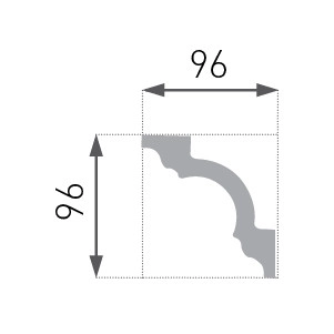 Декоративен перваз E-16