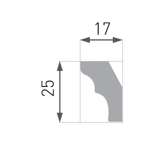 Декоративен перваз E-2