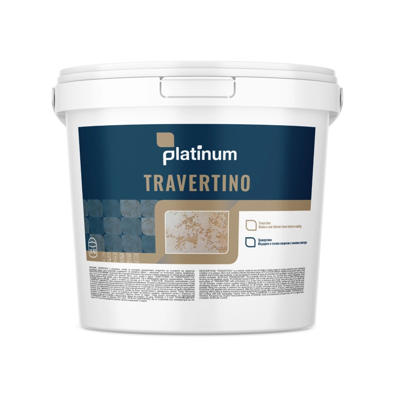 Декоративна мазилка Travertino Platinum