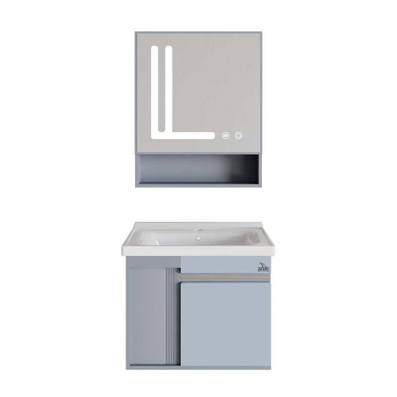 ПВЦ долен и горен шкаф с LED огледало против запотяване Z-956