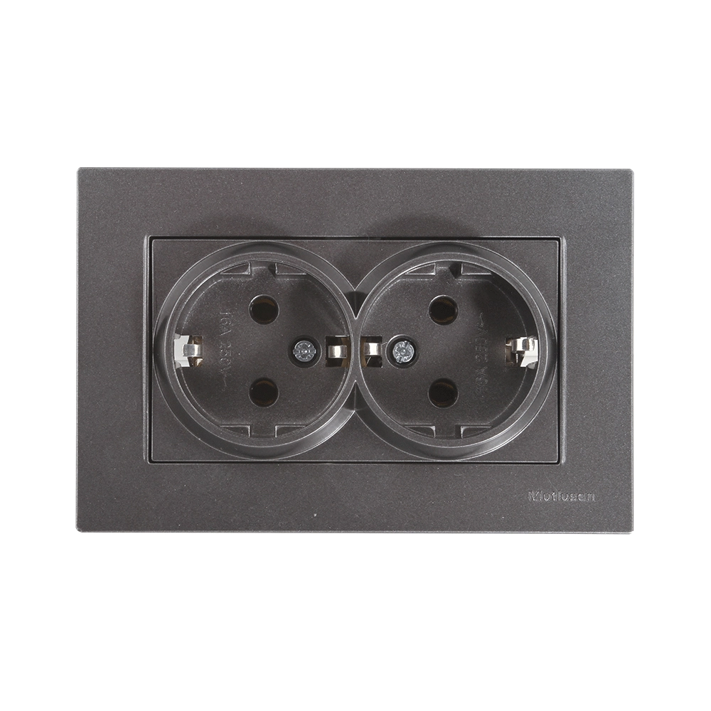 Двоен шуко контакт 16А Фюме Rita Mutlusan