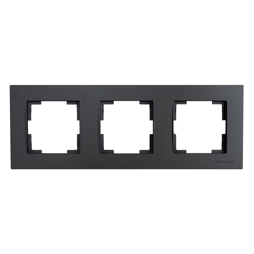 Тройна хоризонтална рамка Антрацит Rita Mutlusan