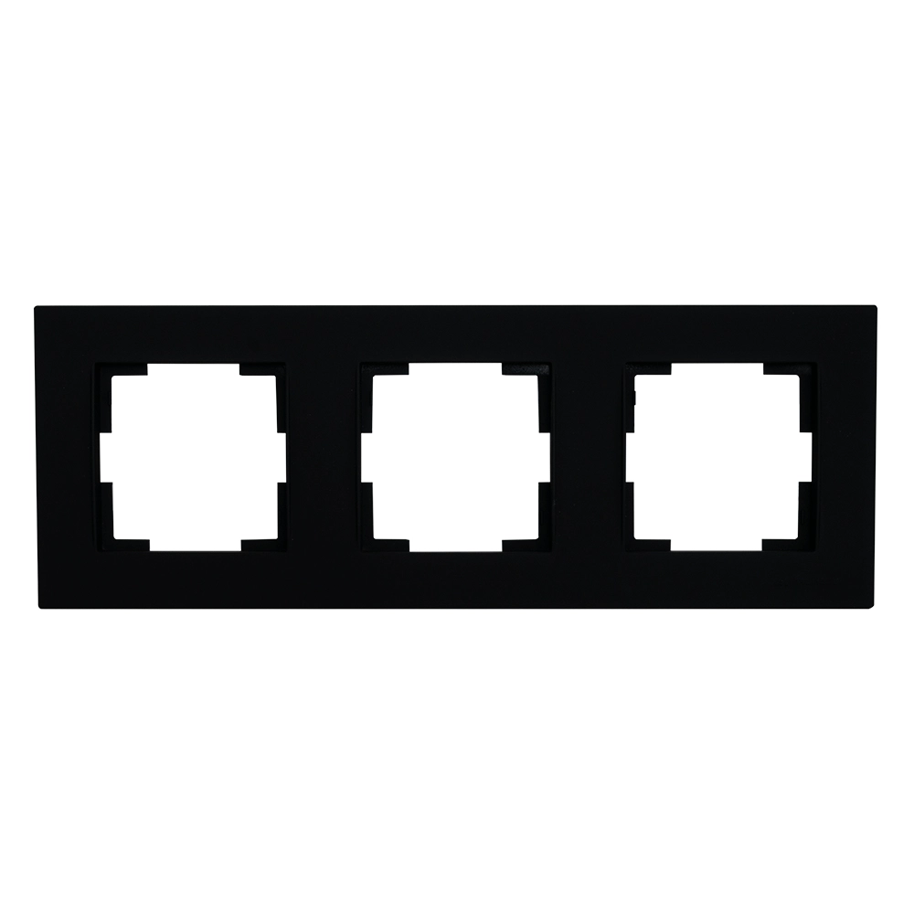 Тройна хоризонтална рамка Черна Rita Mutlusan
