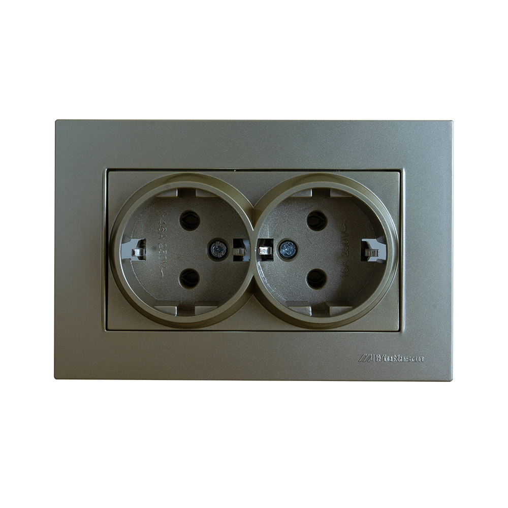 Двоен шуко контакт 16А Титан Rita Mutlusan