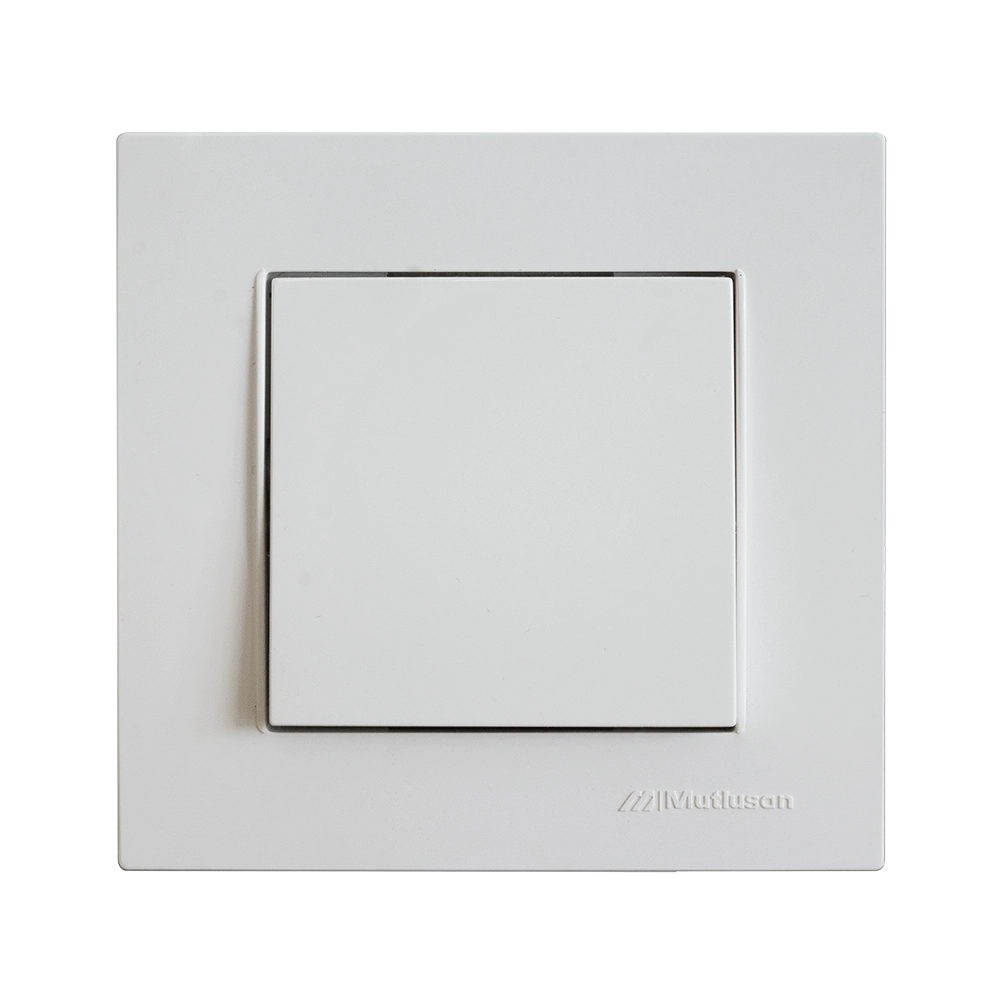 Единичен ключ Схема 1 Бял Rita Mutlusan