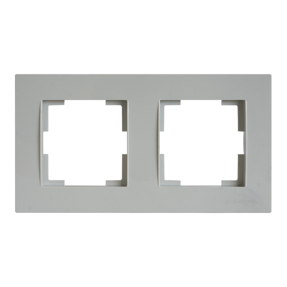 Двойна хоризонтална рамка Сива Rita Mutlusan