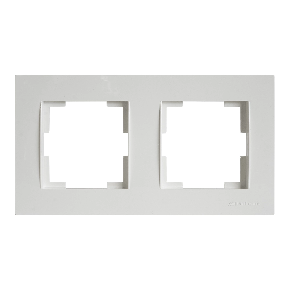 Двойна хоризонтална рамка Бяла Rita Mutlusan