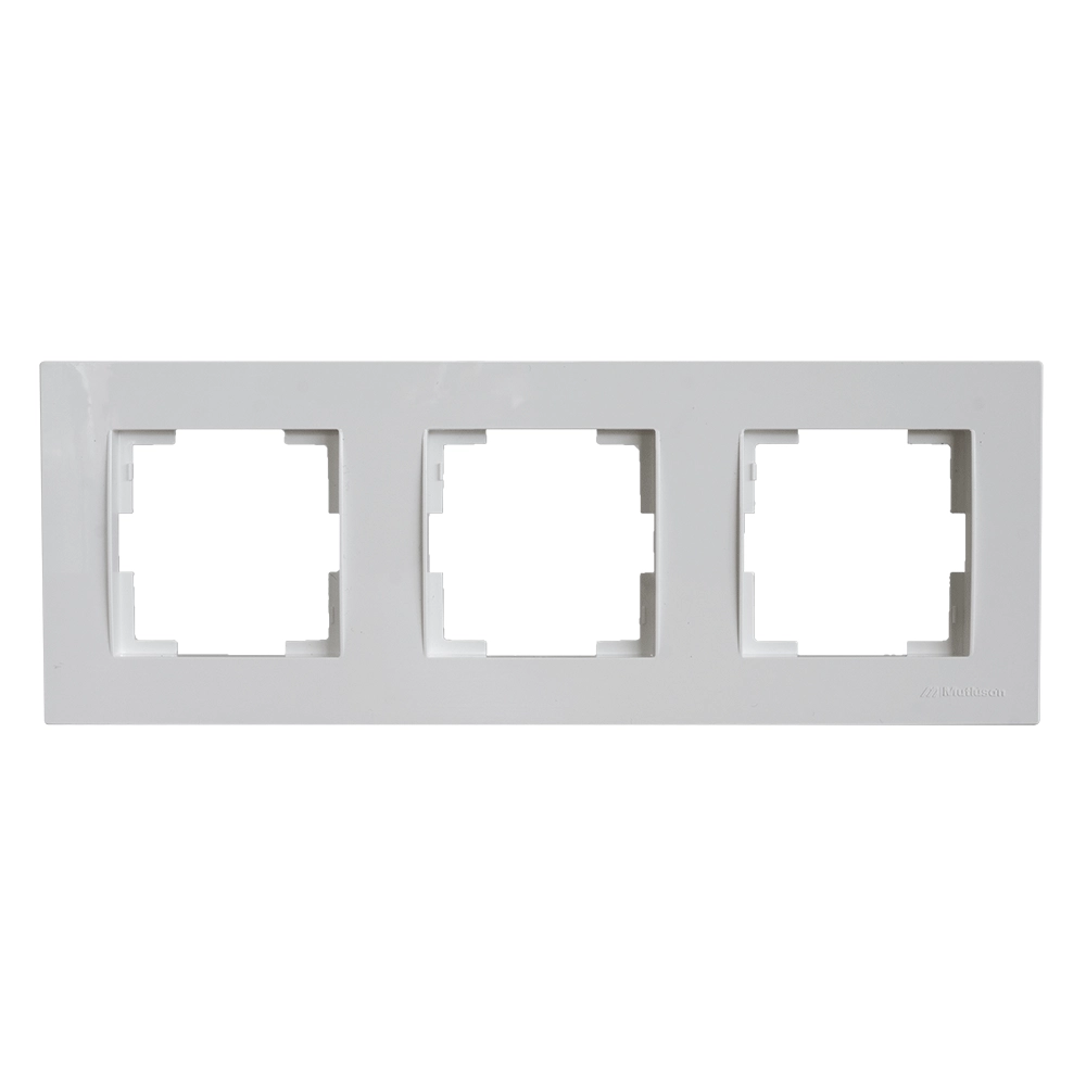 Тройна хоризонтална рамка Бяла Rita Mutlusan