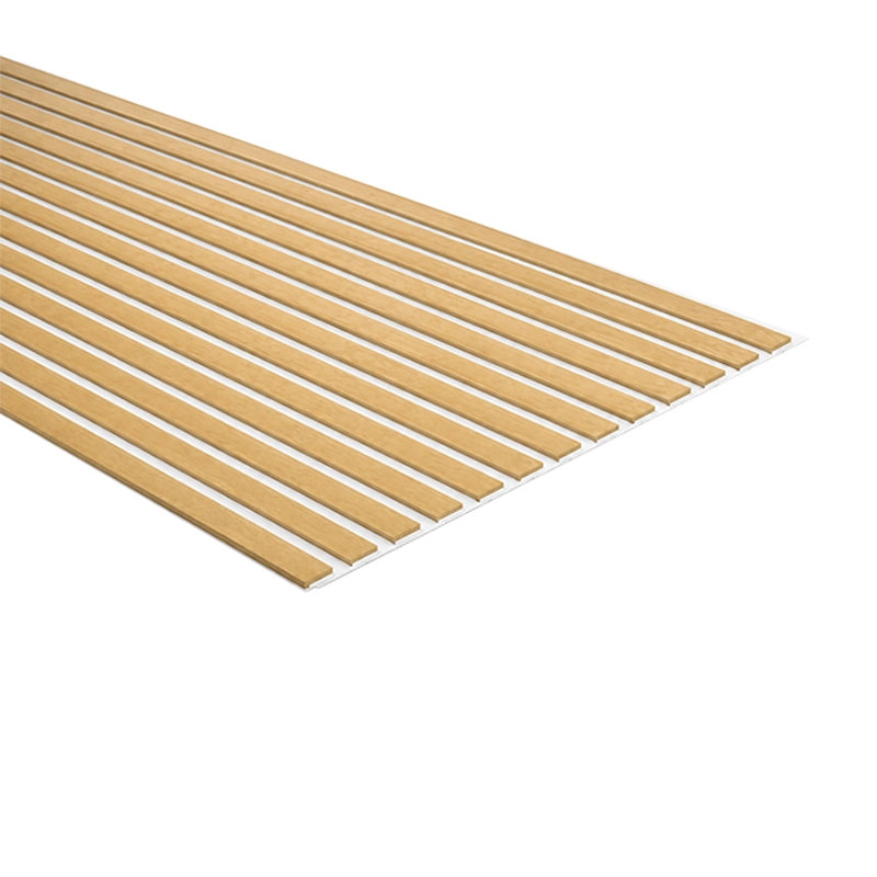 Акустичен панел от MDF 60x275см Голд-Бял + ПОДАРЪК: Лепило