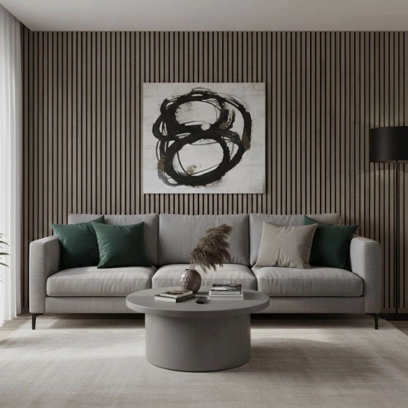 Акустичен панел от MDF 60x275см Винтидж + ПОДАРЪК: Монтажно лепило