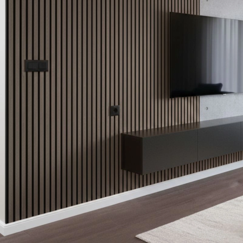 Акустичен панел от MDF 60x275см Винтидж + ПОДАРЪК: Монтажно лепило