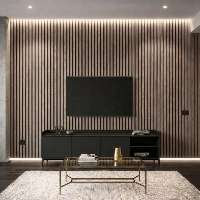 Акустичен панел от MDF 60x275см Винтидж + ПОДАРЪК: Лепило