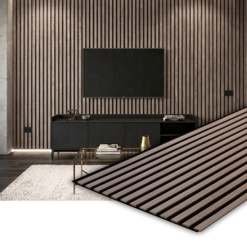 Акустичен панел от MDF 60x275см Винтидж + ПОДАРЪК: Лепило