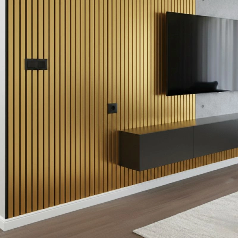 Акустичен панел от MDF 60x275см Голд