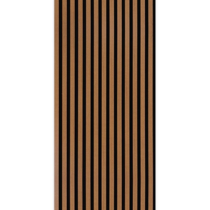 Акустичен панел от MDF 60x275см Тийк + ПОДАРЪК: Монтажно лепило