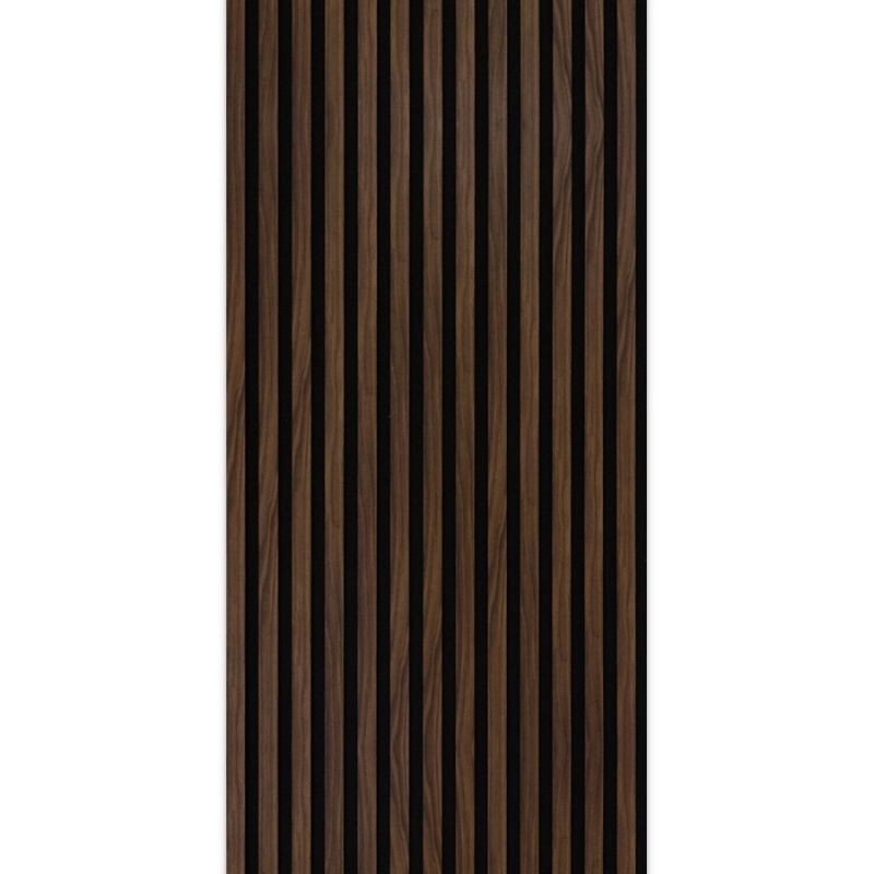 Акустичен панел от MDF 60x275см Тъмен Орех + ПОДАРЪК: Лепило