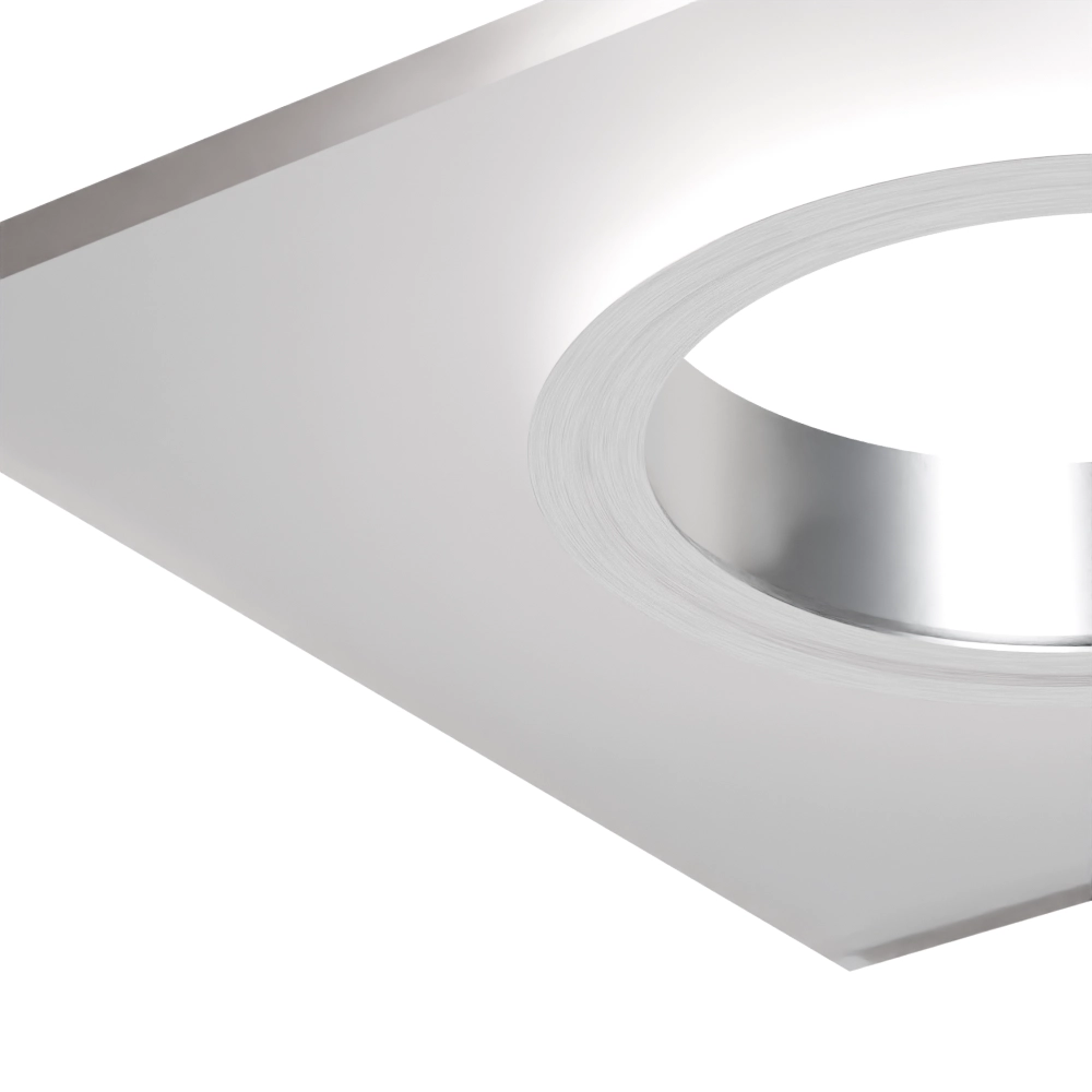 Алумиева луна стъкло квадрат - 6000K