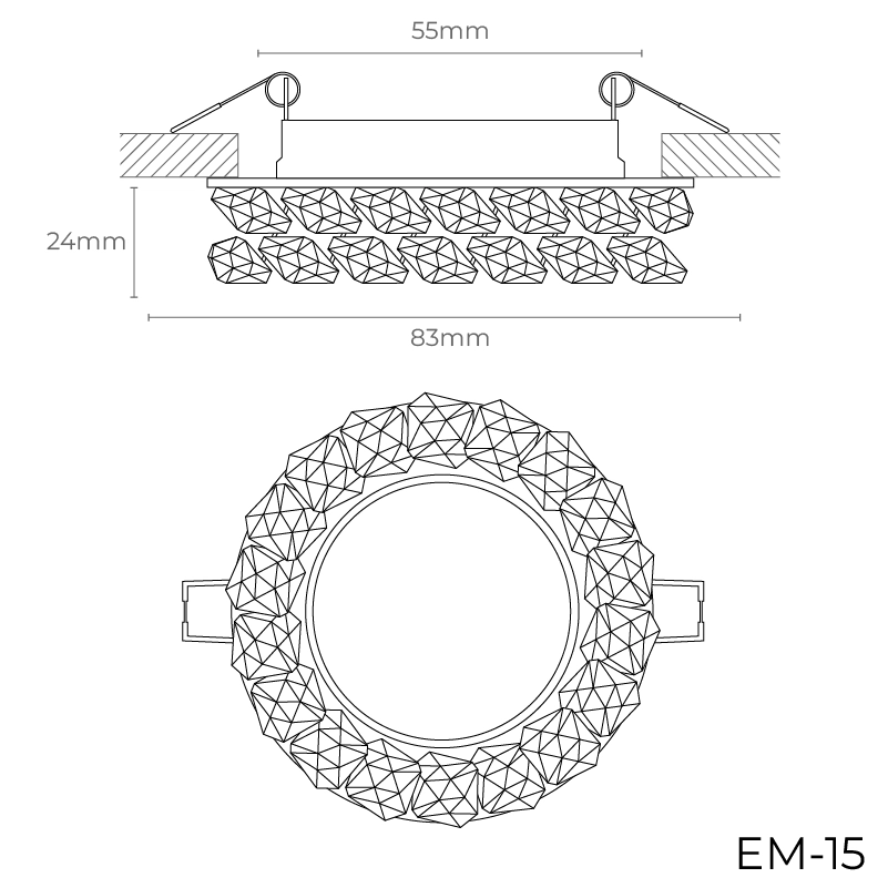Кристална луна хром