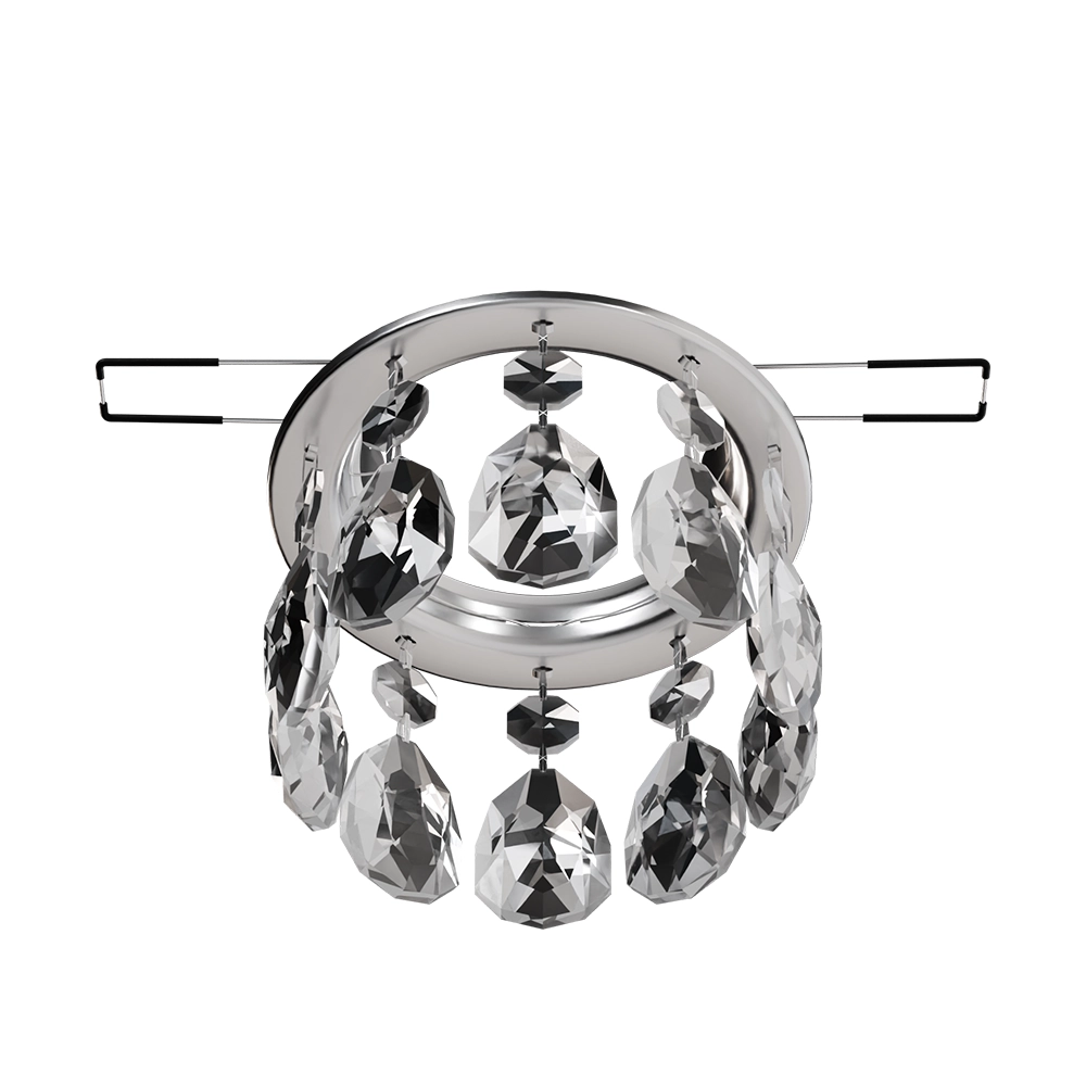 Стъклена луна хром