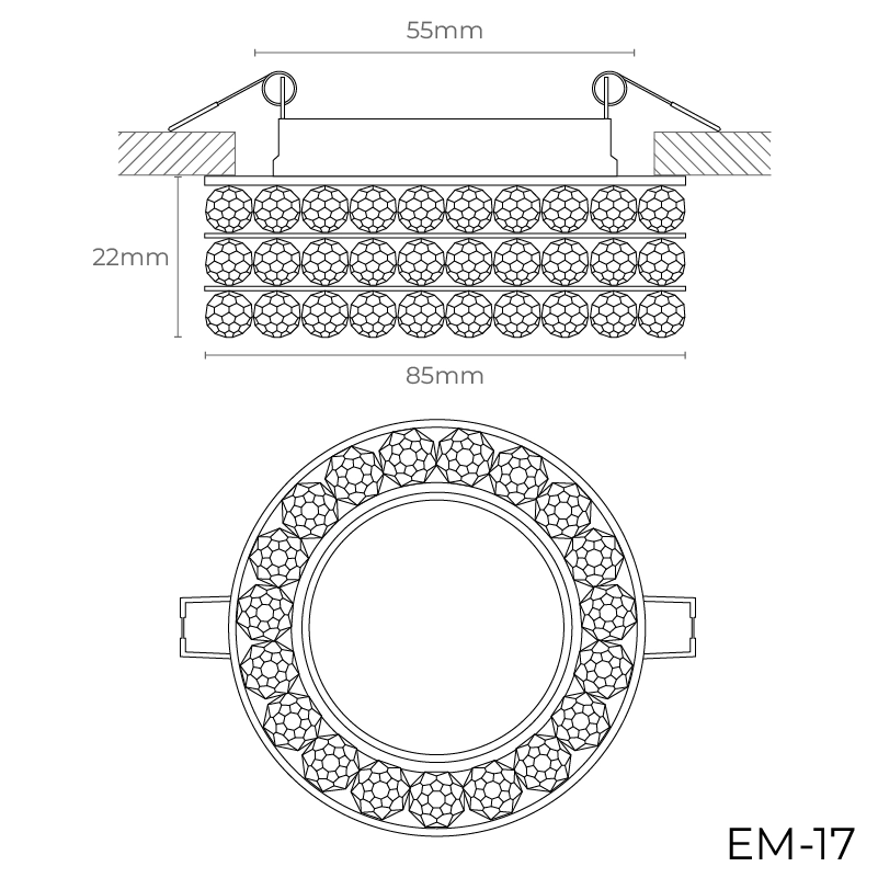 Луна кристал КРЪГ