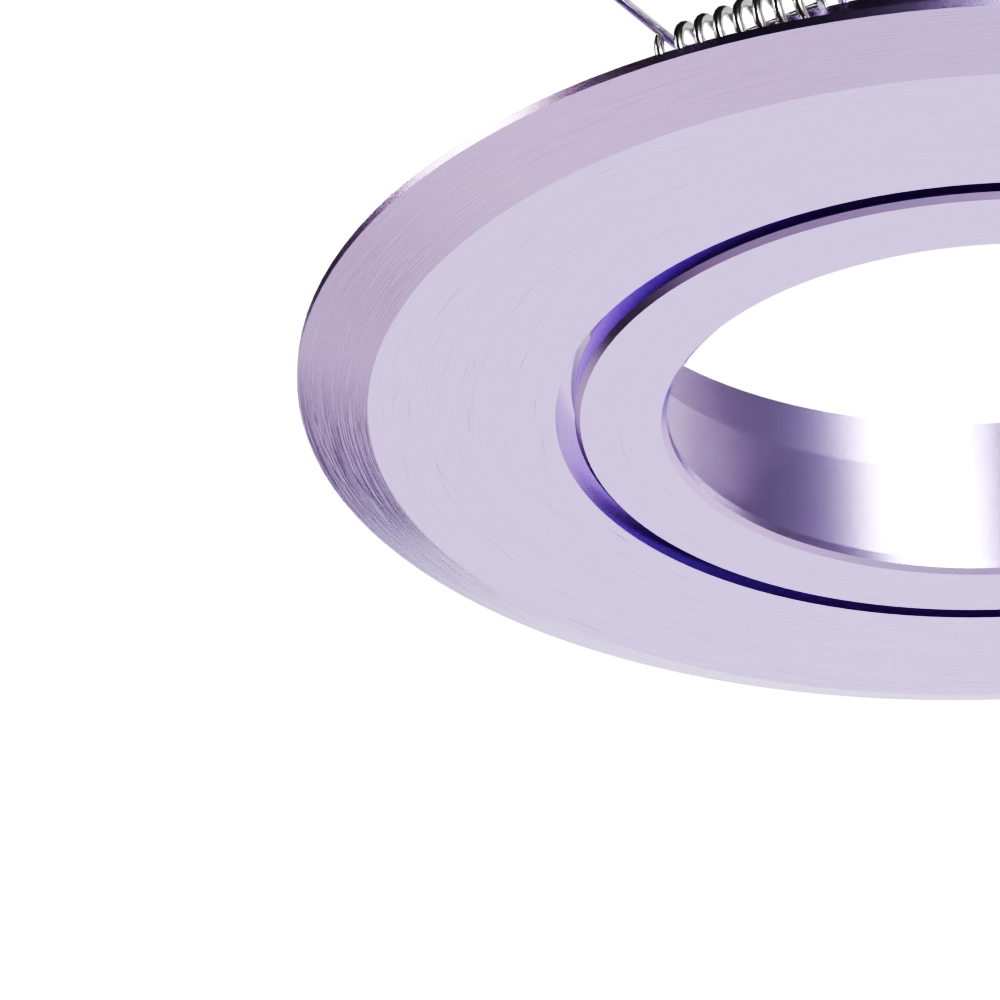 Алуминиева луна розово сребро