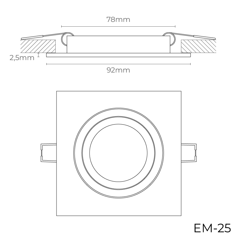 Алуминиева луна хром