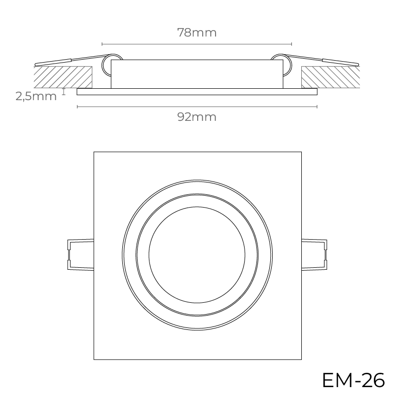 Алуминиева луна хром