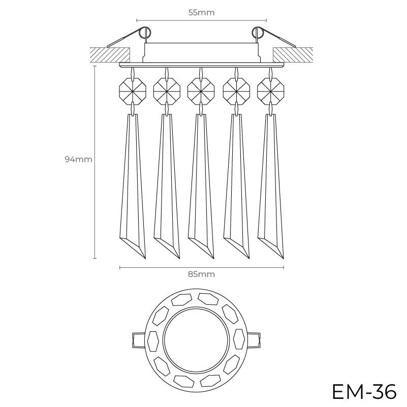 Кристална луна Хром