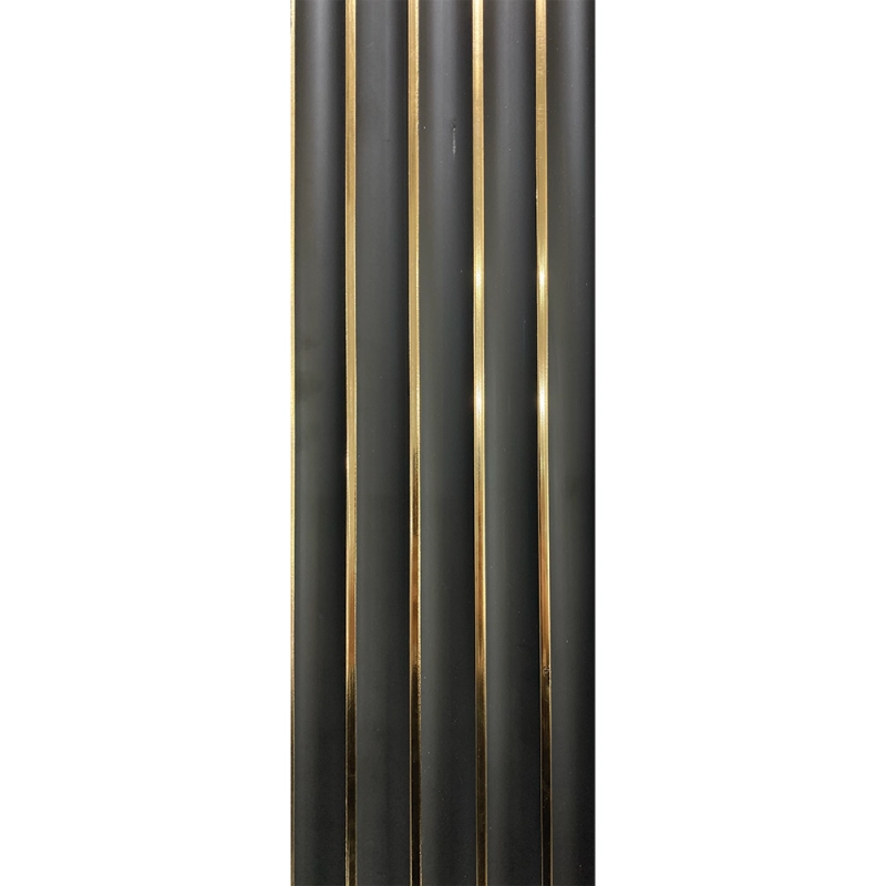 Декоративен линеен панел от PVC Мона черно
