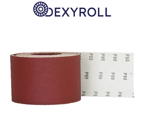 Шкурка червена P120 - 115мм x 50м